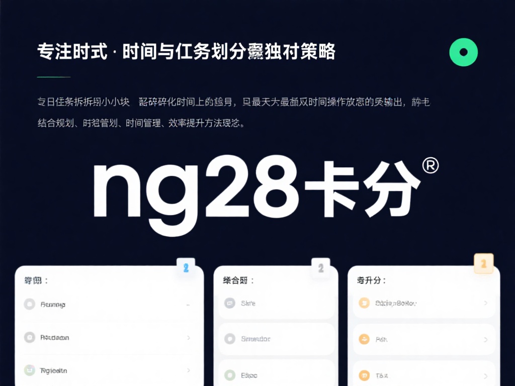 如何有效使用NG28卡分提升游戏体验